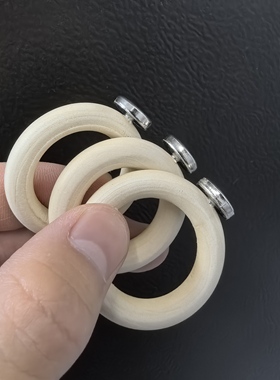 空气凤梨磁吸木环底座diy冰箱贴