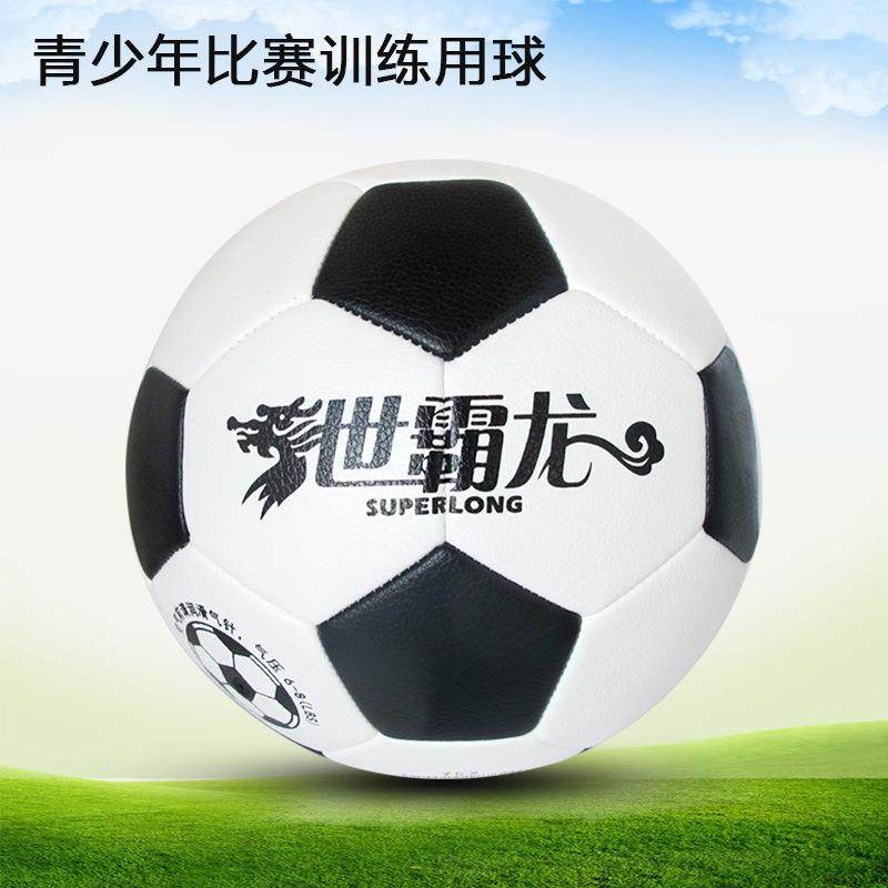 世霸龙青少年训练款足球5号PU机缝足球耐磨比赛球小学生训练足球