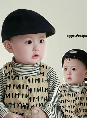 2025宝宝帽子春秋款前进帽男女童鸭舌帽新生婴儿遮阳防晒帽夏薄款