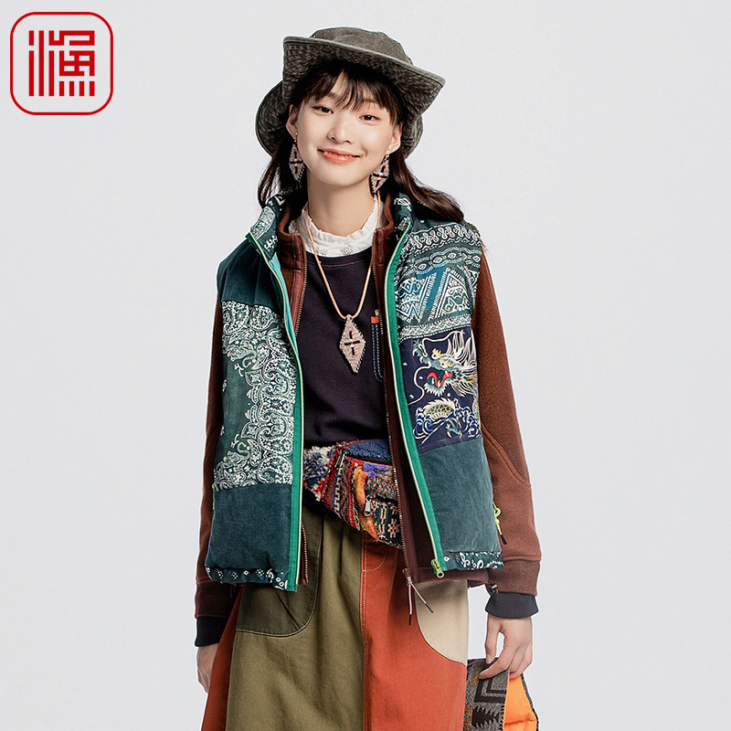 渔牌2024秋冬羽绒马甲