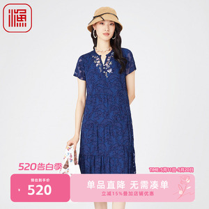渔牌女装连衣裙2024新款