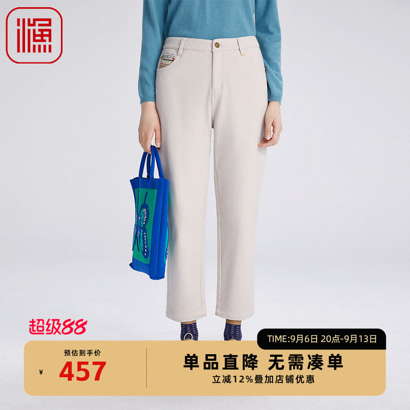 渔牌女装裤子渔牌2024冬季新