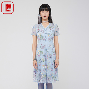 渔女装连衣裙气质名媛高