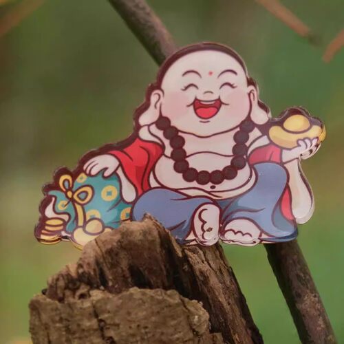 创意对联磁吸有钱花冰箱贴乔迁