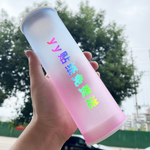 羽毛球桶反光夜光渐变磨砂