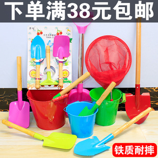 小铲子儿童挖沙土批发玩沙子铁制赶海工具幼儿园种植宝宝沙滩玩具