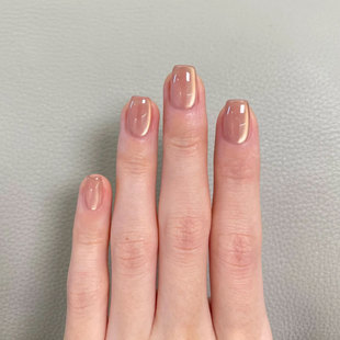 【金乌扶摇】温柔冰透玻璃珠猫眼简约气质显白美甲手工定制穿戴甲