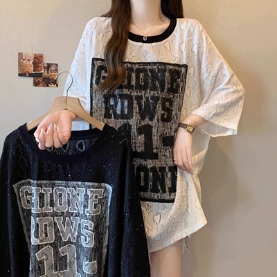 宽松高级感显瘦短袖T恤大码女装2