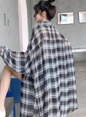 春夏慵懒风薄款长袖衬衣开衫外套