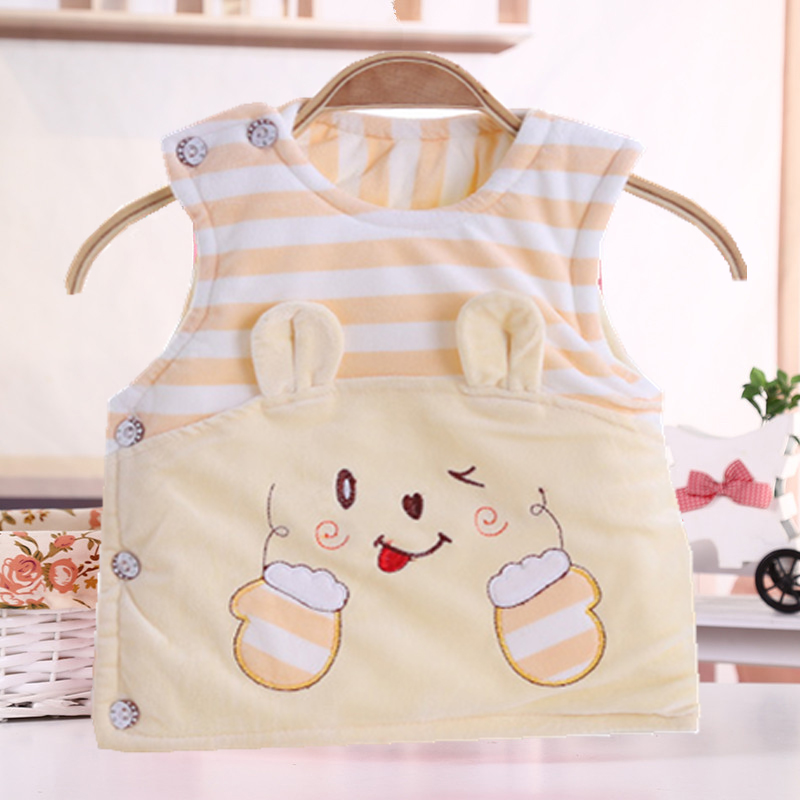 婴儿马甲秋冬保暖宝宝背心加厚纯棉婴幼儿衣服新生儿马夹坎肩春季