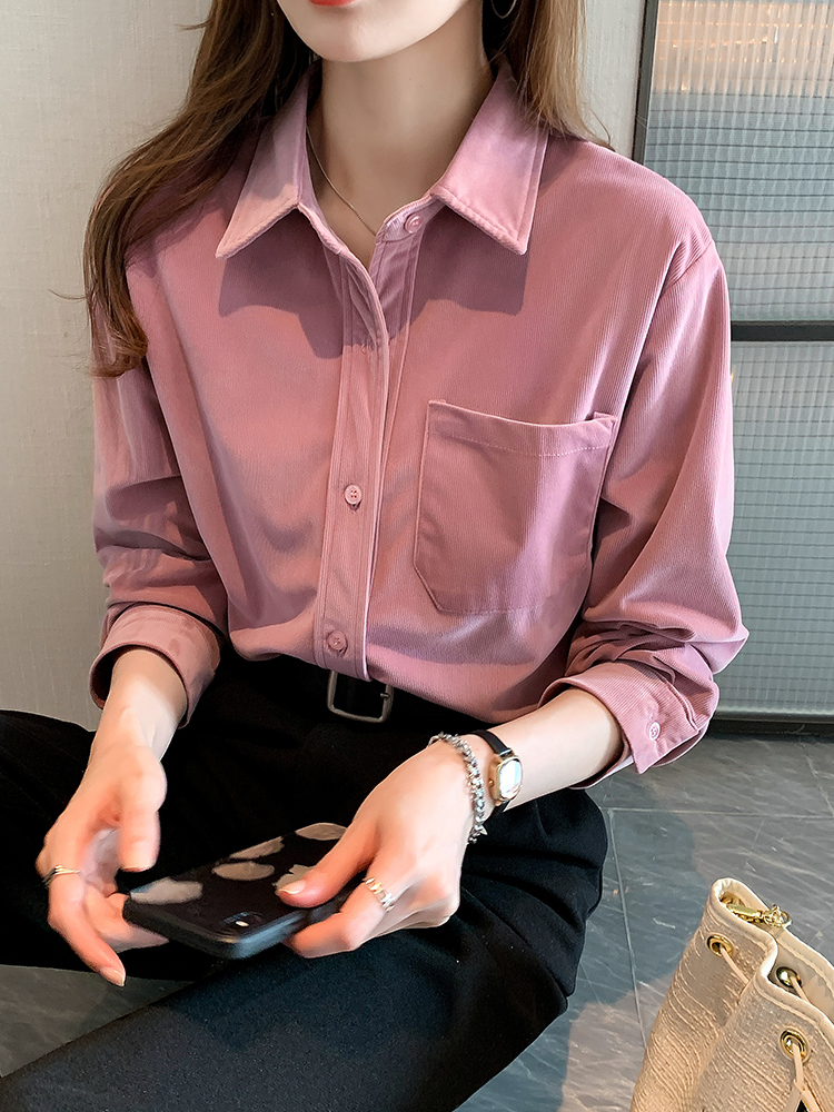 衬衫撤柜女装轻熟法式宽松叠穿