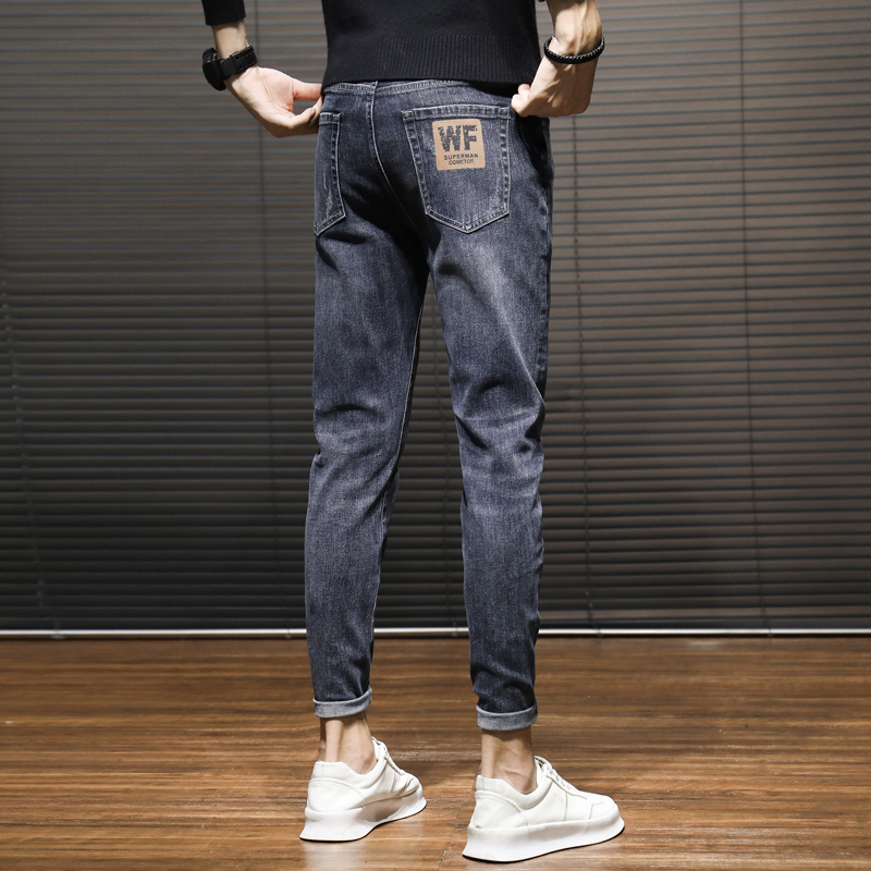 牛仔裤潮流弹力2021秋冬韩版休闲直筒男修身小脚裤子K6021-P52，商品下架区商品下架区，星座1006