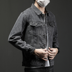 2021春秋季牛仔外套男韩版潮流 秋装青年男生夹克帅气JK9016-p70图片