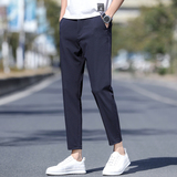 小西裤男垂感九分裤子韩版潮流修身小脚休闲裤男士西装裤6067-p38，男装休闲裤，星座1006