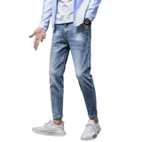 21春夏新款韩版百搭弹力修身小脚弹力牛仔裤男潮裤K320-P50，男装牛仔裤，星座1006