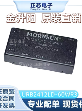 URB2412LD-60WR3金升阳DC/DC 模块电源9-36V转12V5000mA60W可直拍