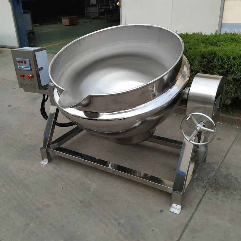 工厂用电加热夹层豆制品煮锅 蒸汽牛头煮锅 不锈钢大型驴肉煮锅