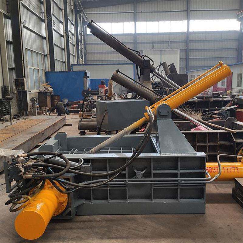 废旧金属压块机废铁废铝压块机卧式压块机全自动废铁液压打包机