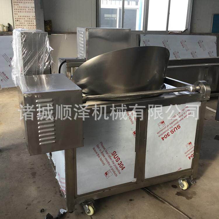 厂家生产黄花鱼油炸机鱼皮油炸机鱿鱼圈油炸机带粗过滤