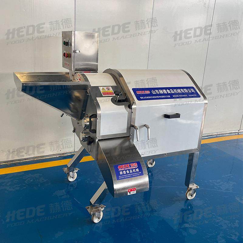 大型胡萝卜切丁机 水果加工切丁脱水设备 冻干苹果切丁切粒机
