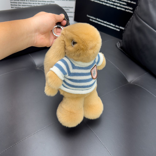 可爱皮草毛绒小兔子公仔挂件