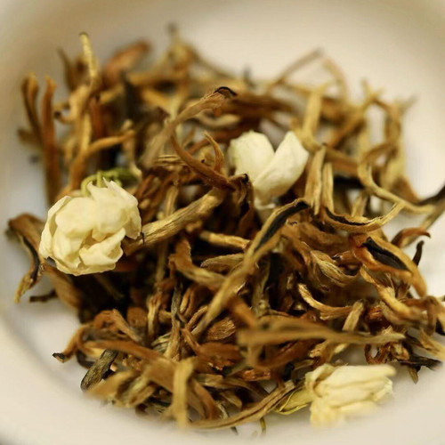 茉莉滇红金丝红茶 广西横县窨制工艺 浓香蜜香