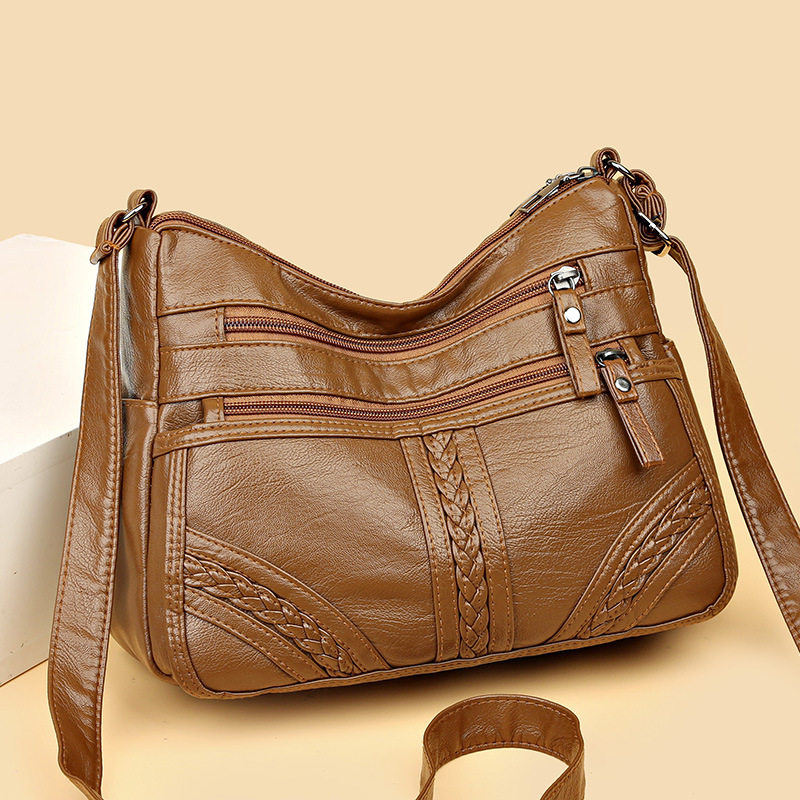 轻奢软皮妈妈包2023新款时尚大气中年女士包包大容量单肩斜挎女包,箱包皮具/热销女包/男包,通用款女包,淘宝优惠券,粉丝福利购,淘宝优惠卷