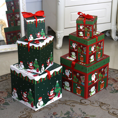 圣诞节装饰品礼盒堆头礼物盒摆件