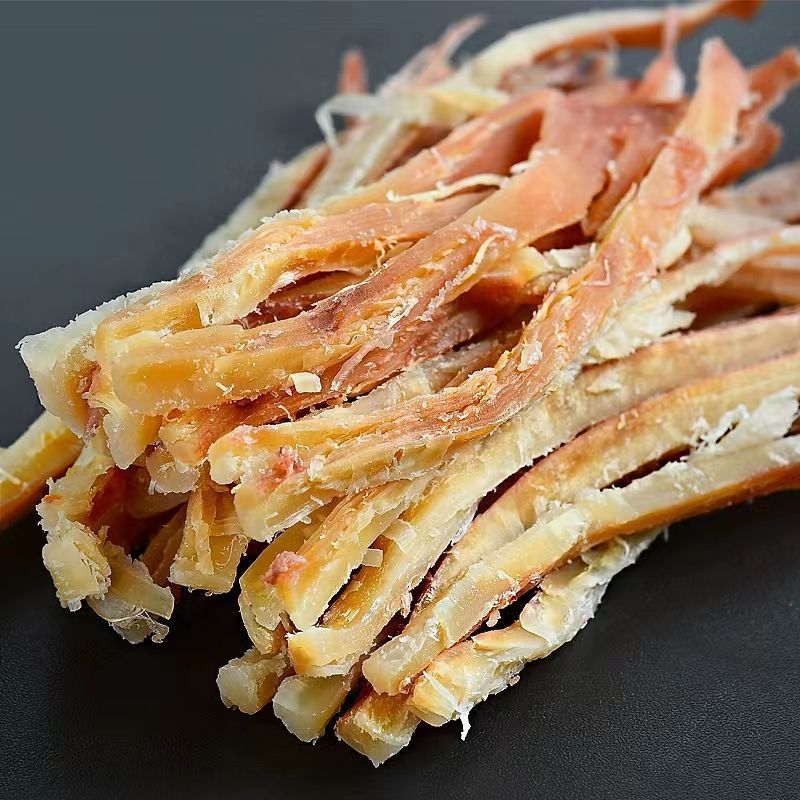 500g鱿鱼丝碎款鱿鱼块边角料零食即食鱿鱼片手撕鱿鱼条海鲜干250g