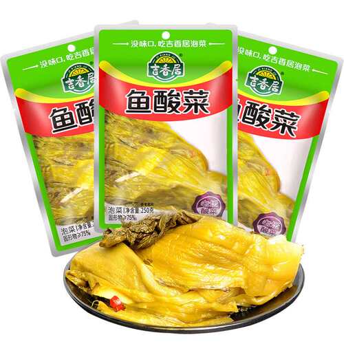吉香居酸菜250g四川泡菜老坛