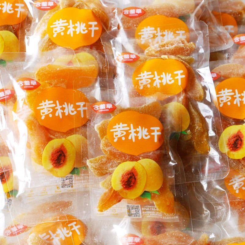 网红黄桃干美味休闲零食小吃果脯蜜饯水果干散装称重小包装