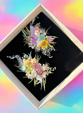 永生花戒指DIY材料包森系婚礼