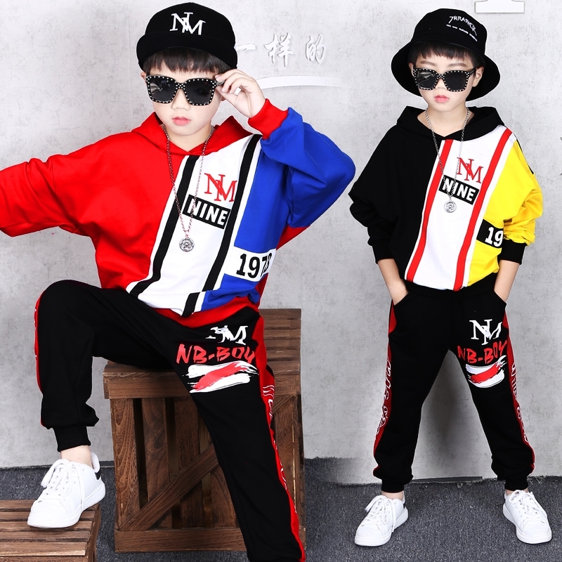 男孩爵士舞衣服潮秋装儿童街舞套装男童嘻哈服装少儿hiphop表演服|ruв категории Детская одежда, детский костюм - от Buy2taobao.com для оказания профессиональной услуги покупки агента Taobao