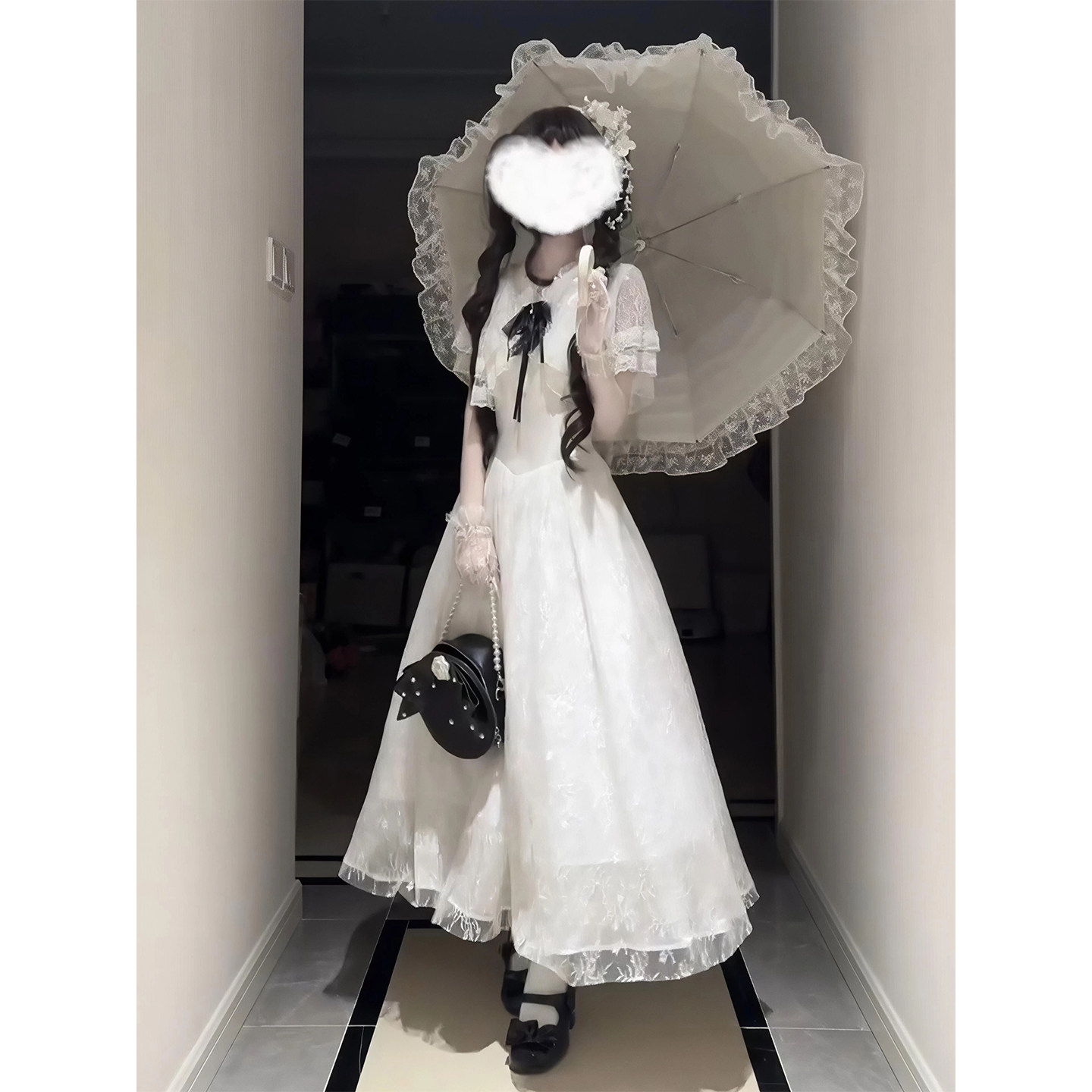 清楚系优雅温柔Lolita连衣裙甜美