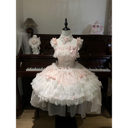 萌糖恋曲芭蕾风洛丽塔连衣裙jsk