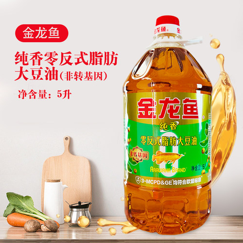 金龙鱼非转基因纯香大豆油5L