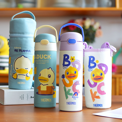 膳魔师卡通316不锈钢儿童保温杯