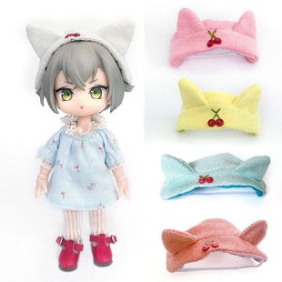 ob11娃衣 软陶娃 阿巳 头箍 12分bjd p9茉莉 gsc发饰 猫耳朵头饰