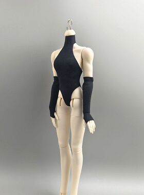 特六BJD不染色高领连体泳衣30CM娃衣6分阿巳多色高弹性感兵人衣服