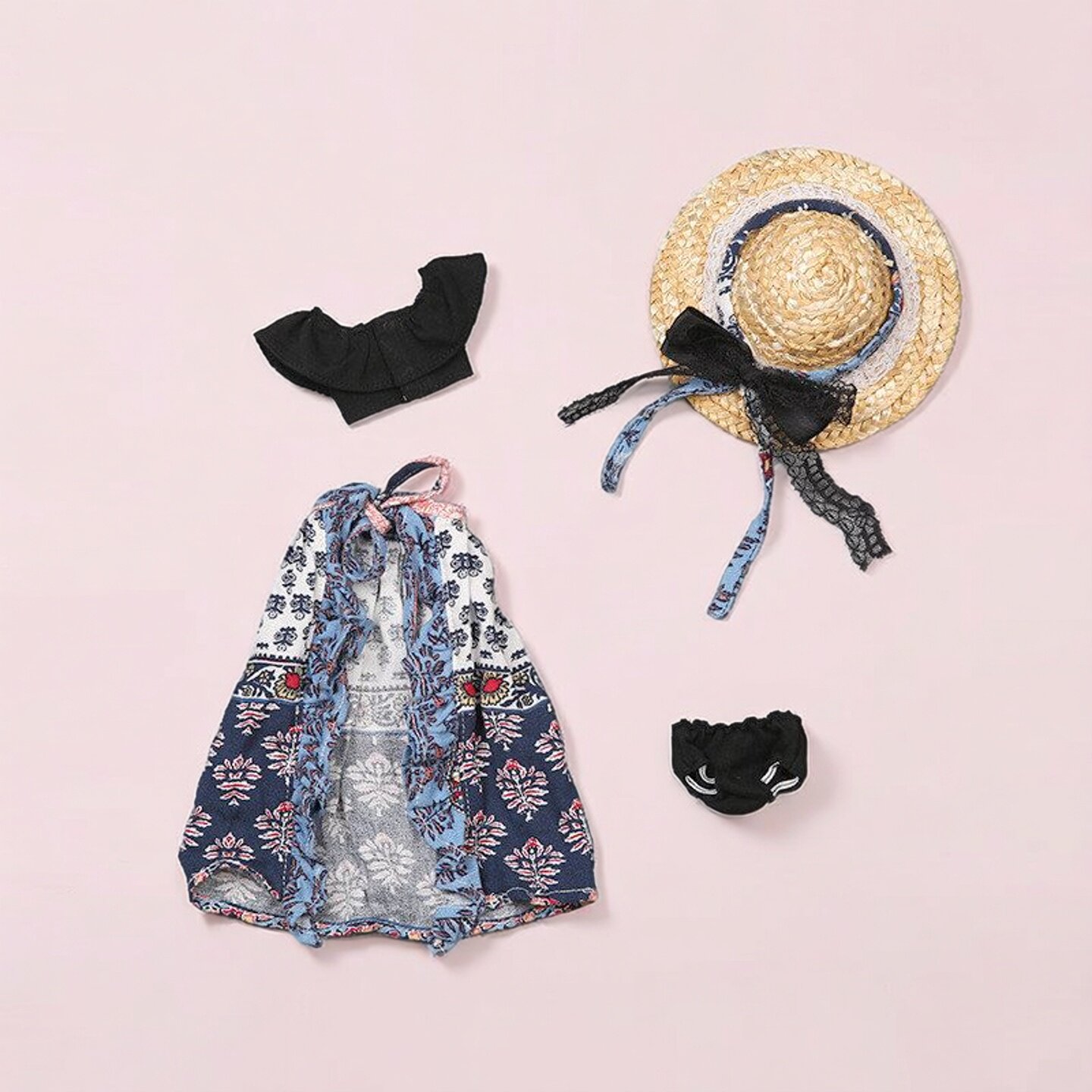 雾岛 6分BJD/SD娃衣30cm娃娃夏季套装衣服适用于dz卡肉画境体娃衣