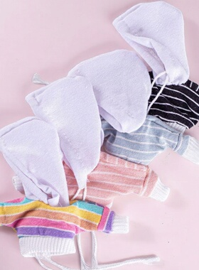 12分BJD娃娃潮卫衣适配OB11情侣款港风休闲日常换装娃衣GSC黏土人