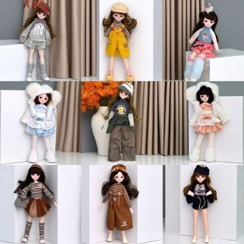 BJD/SD洋娃娃6分娃衣30cm换装公主套装衣服玩具女孩网红公仔衣服