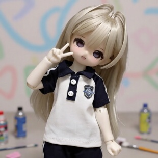 雾岛 BJD六分体娃衣普六胖六大六可穿玩偶换装可爱中式校园学院风