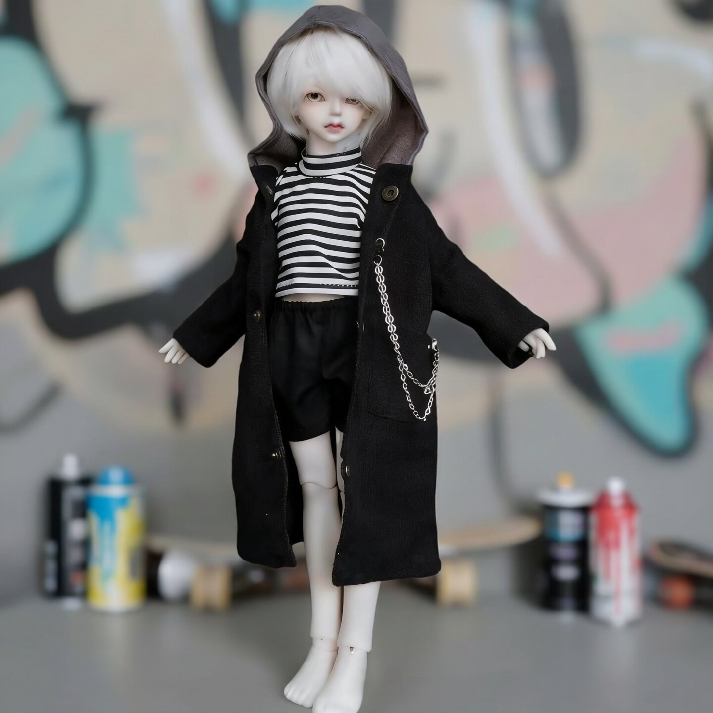 bjd4分娃衣男女3分6分露脐内搭外套30cm40厘米60厘米sd娃娃衣服