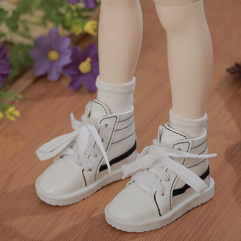 娃鞋bjd4分bjd娃娃SD玩偶男女帆布鞋玩偶运动休闲鞋娃用娃娃鞋子