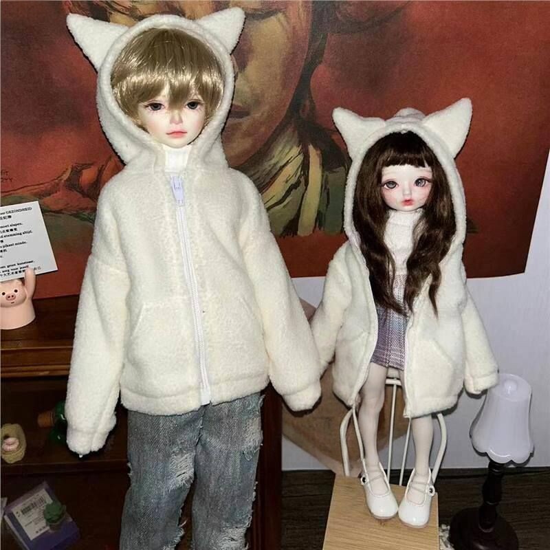bjd6分4分sd娃娃衣服上衣外套开衫春款四分娃衣30cm娃娃人偶衣服