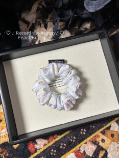 PeachBunny原创自制天使大肠小肠发圈可爱少女心日常甜美发饰头绳