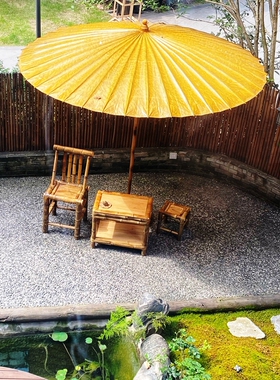 防雨遮阳大油纸伞户外两用中式