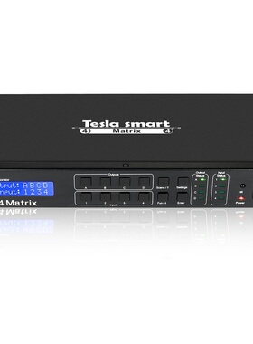 TESmart碲视4进4出HDMI视频矩阵切换器4K高清支持LAN/RS232控制