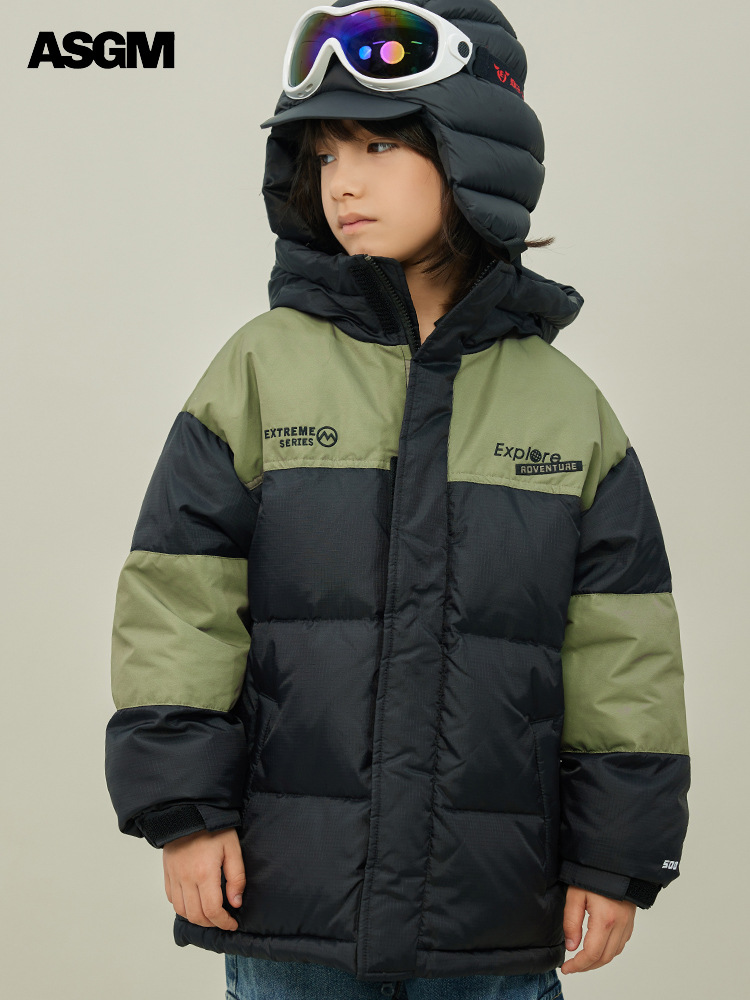 MQ正品120-160码男童羽绒服冬季新款部分换标ASGM随机发都正品